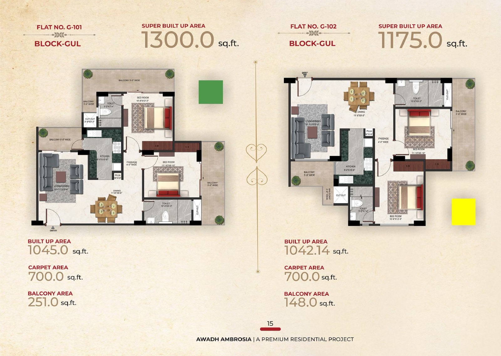 Awadh Ambrosia Floor plan